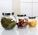 Wholesale small glass jars with kinds of lids